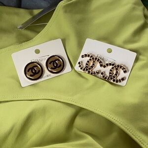 Gold Fashion Earrings